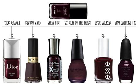 chanel nail polish dupe list|chanel dupe leather.